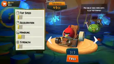 Captura de tela de Angry Birds Go! 7