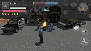 Captura de tela de Police Cop Simulator. Gang War 4