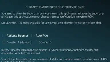 Captura de tela de Internet Booster (root) 3