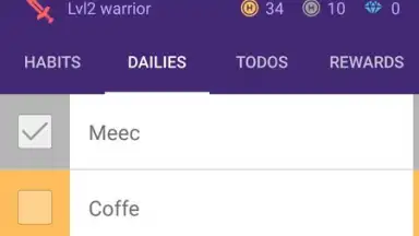 Captura de tela de Habitica 4