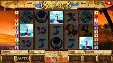 Captura de tela de Columbus Deluxe slot 3