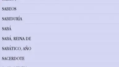 Captura de tela de Diccionario Bíblico Nelson 5