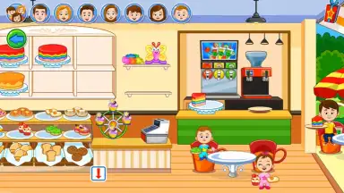 Captura de tela de My Town : Bakery Free 1