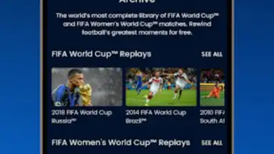 Captura de tela de FIFA+ | Football entertainment 15