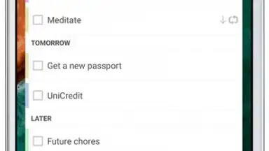 Captura de tela de Tasks & Notes 9