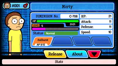 Captura de tela de Pocket Mortys 12