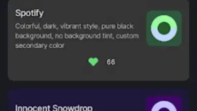 Captura de tela de Repainter · dynamic themes 4