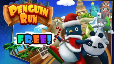 Captura de tela de Penguin Run 4