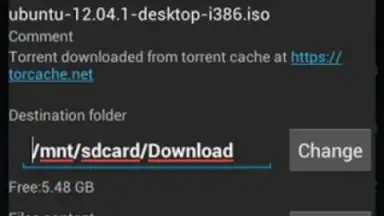 Captura de tela de aDownloader New 1