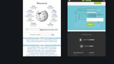 Captura de tela de APUS Browser 1