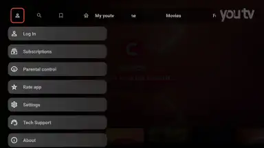 Captura de tela de youtv 6