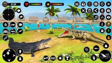 Captura de tela de Crocodile Games - Animal Games 1