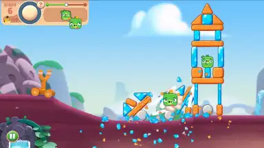 Captura de tela de Angry Birds Journey 12