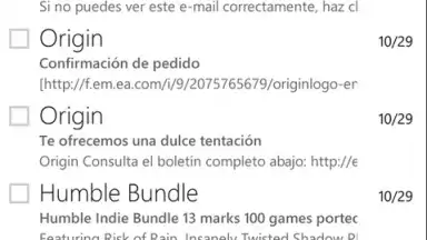 Captura de tela de Outlook.com 1