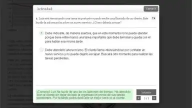 Captura de tela de Gestion del tiempo 1