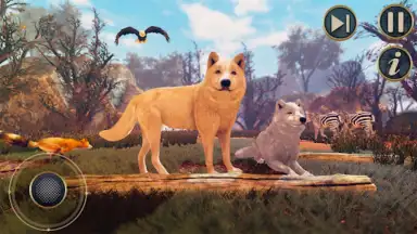 Captura de tela de The Wild Wolf Animal Simulator 2