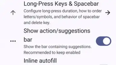 Captura de tela de FUTO Keyboard 6