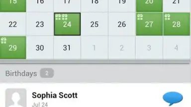 Captura de tela de MyCalendar Beta 3