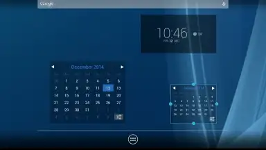 Captura de tela de Month Calendar Widget 2