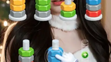 Captura de tela de Glam Screw Puzzle 3
