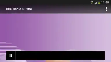Captura de tela de BBC Media Player 1