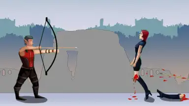 Captura de tela de Apple Shooter-Protect Girls 1