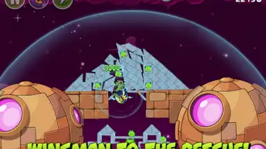 Captura de tela de Angry Birds Space HD 5