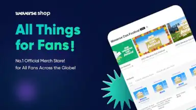 Captura de tela de Weverse Shop 23