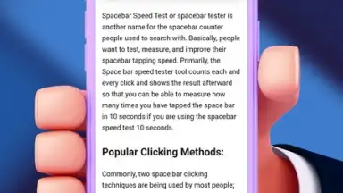 Captura de tela de Spacebar Counter 1