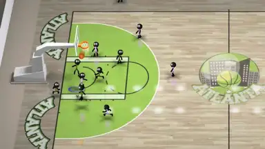 Captura de tela de Stickman Basketball 3