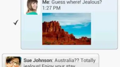 Captura de tela de mysms - SMS anywhere 2