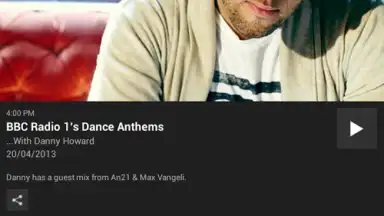Captura de tela de BBC iPlayer Radio 6