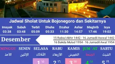 Captura de tela de Kalender Puasa Indonesia 2