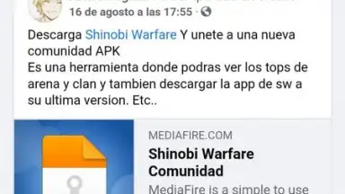 Captura de tela de Shinobi Warfare Comunidad 4