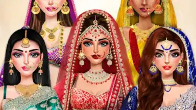 Captura de tela de Fashion Dress Up Wedding Games 12