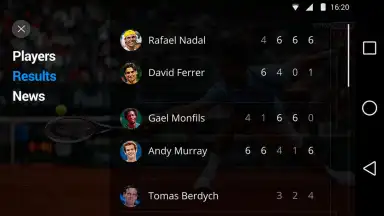 Captura de tela de Eurosport Player 8