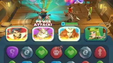 Captura de tela de Valiant Tales: Puzzle RPG 4