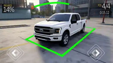 Captura de tela de Offroad Prado Parking Car Game 1