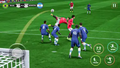 Captura de tela de Football Games 2024 4