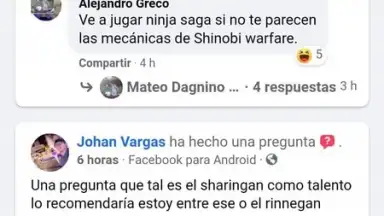 Captura de tela de Shinobi Warfare Comunidad 6