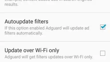 Captura de tela de Adguard 14