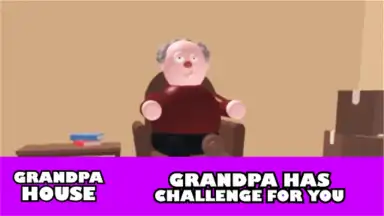 Captura de tela de Grandpa house horror in roblox 3