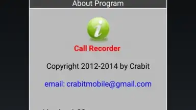 Captura de tela de MP3 Call Recorder 1