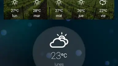 Captura de tela de anpWeather 4