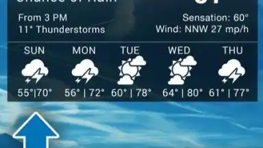 Captura de tela de Weather XL PRO 13