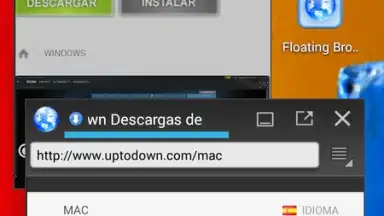 Captura de tela de Floating Browser 1