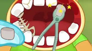 Captura de tela de Zoo Doctor Dentist : Game 1