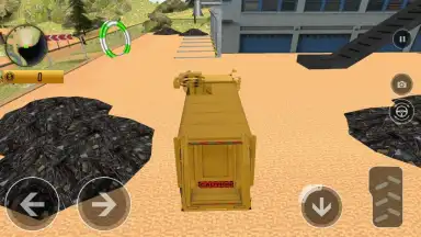 Captura de tela de Offroad Truck Simulator - Garbage Truck Game 13