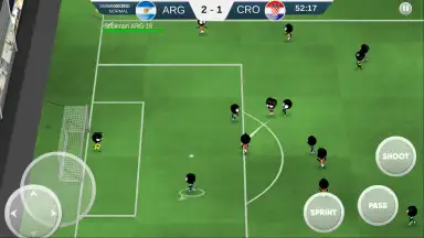 Captura de tela de Stickman Soccer 2018 2