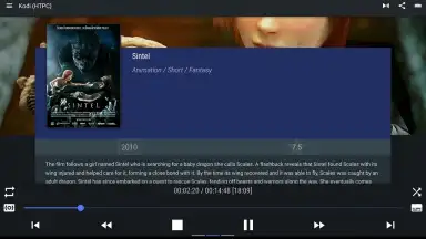 Captura de tela de Yatse, the Kodi Remote 5